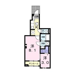 秋津薬局前 徒歩5分 1階の物件間取画像